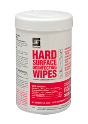HARD SURFACE DISINFECTING WIPE, LEMON SCENT,  125 WIPES