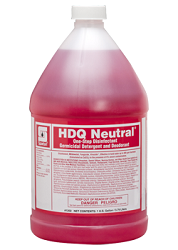 HDQ NEUTRAL DISINFECTANT CLEANER, 1 GALLON