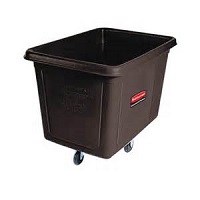 8 CUBIC FOOT CUBE TRUCK, 300 POUND CAPACITY, BLACK