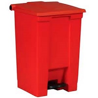 12 GAL STEP ON CAN, RED