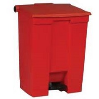 18 GAL STEP ON CAN, RED