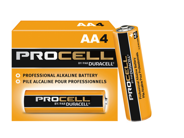 DURACELL PROCELL AA BATTERY, 24/BOX