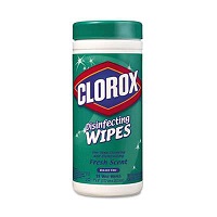 CLOROX DISINFECTING WIPES FRESH SCENT, 12 TUBS OF