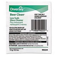 LOW SUDS BEER CLEAN GLASSWARE CLEANER - 100 1/2 OZ POUCH/CS