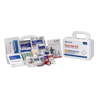 FIRST AID KIT, 10 PERSON, 71  PIECES W/PLASTIC CASE