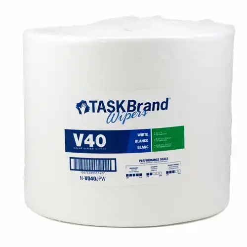 V40, TASK BRAND WIPER, 750  SHEETS/ROLL, 12.25&quot;X12&quot;