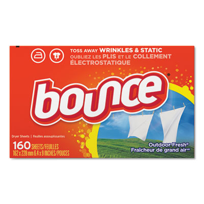 BOUNCE FABRIC SOFTNER SHEETS,  160/BOX 6 BOXES/CASE