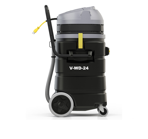 24 GALLON WET/DRY VACUUM WITH  FRONT MOUNT SQUEEGEE