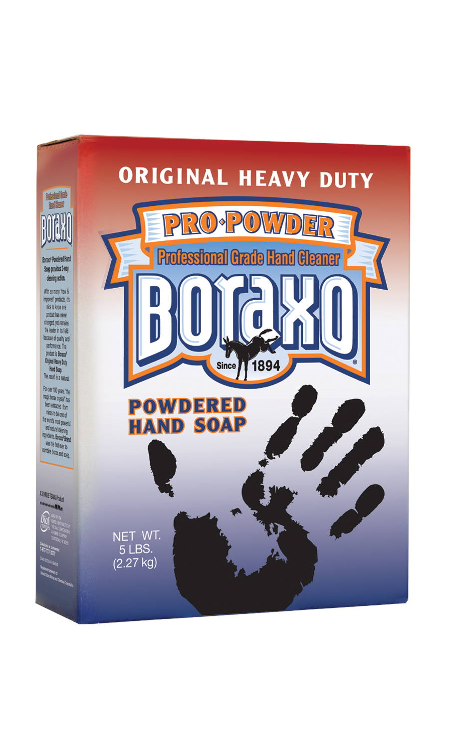 BORAXO POWDERED HAND SOAP, 5 LB BOX