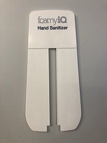 FOAMY IQ HAND SANITIZER COVER  PLATE