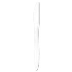 MEDIUM WEIGHT PLASTIC KNIFE WHITE, 1000/CS A10001392