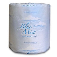 1 PLY BLUE MIST TOILET PAPER, 96 ROLLS/CASE